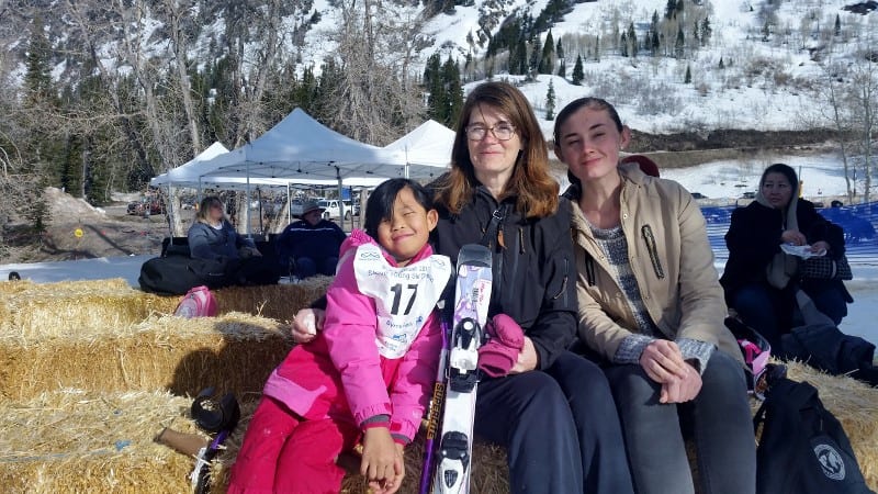 Sophie with family.